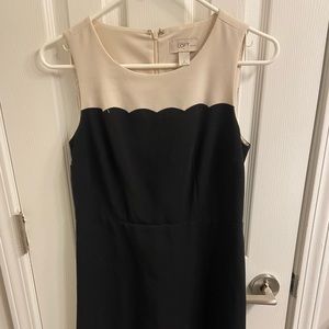 LOFT Outlet Scalloped Dress